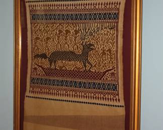 Framed tapestry  44 x 26 