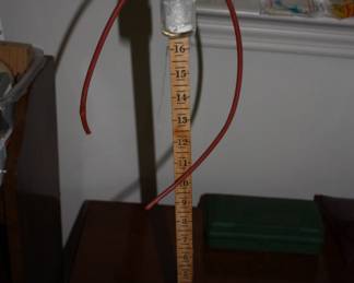 Vintage skirt hem ruler w/power bottle and hose