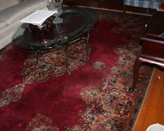 Large wool oriental rug 12' x 8'