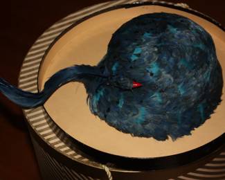 Vintage ladies hats and original hat boxes