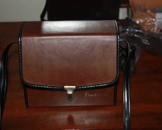 Bushnell binocular case & binoculars  7x50 instant focus