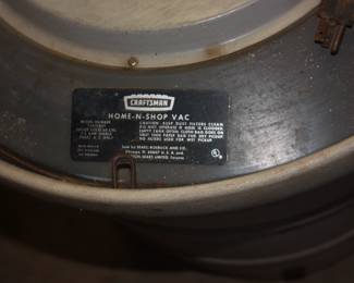 Craftsman large shop vacuum