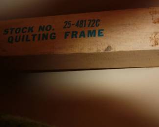 Sears quilt frame in box