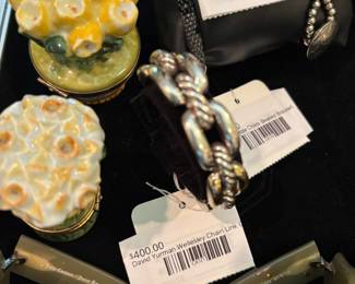 David Yurman Wellesley Chain Link Cuff 