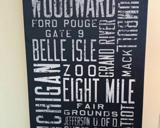 Michigan Street Sign 