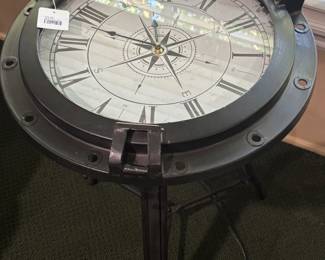 Metal Clock Table