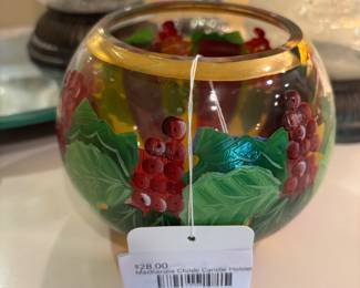Mackenzie Childs Candle Holder 