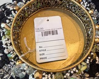 Mackenzie Childs Wine Coaster