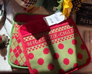 Mackenzie Childs Oven Mitts