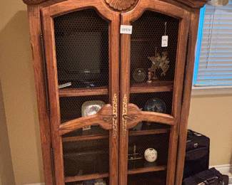 Chicken Wire Cabinet 