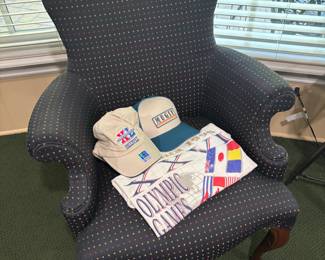 Upholstered Armchair, Hats