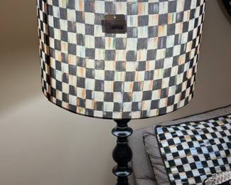 Mackenzie Childs Shade 3-Way Floor Lamp