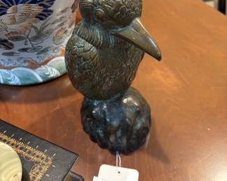 Bronze Bird Sculpture