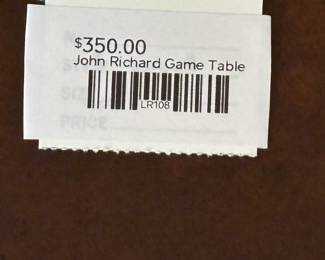 John Richard Game Table