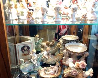 ASSORTED PORCELAIN AND BISQUE FIGURES