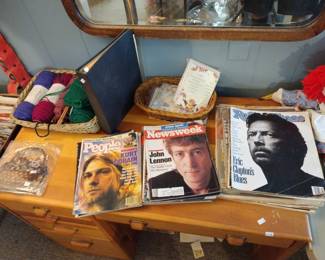 Basement and full, too! Vintage magazines, clothing, toys, tools, more books, Christmas, collectibles and stuff!