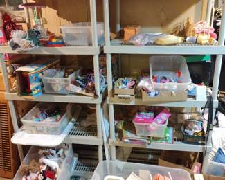 some toys left downstairs