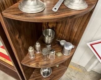 Salt & Pepper Shakers - Metal Bowls