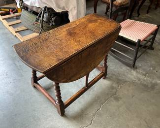 Wood Drop Leaf Table