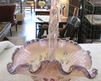 Fenton Art Glass Basket