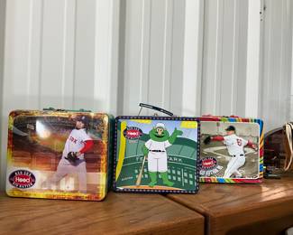 Red Sox Metal Lunch Boxes