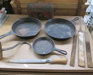 Cast Iron Skillets - Hay Hook - Metal Files