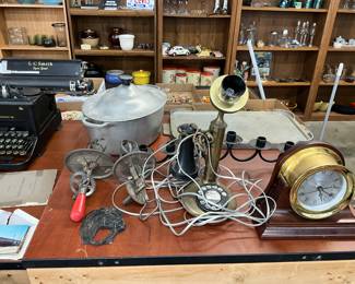 Hand Beaters - Candlestick Telephone - Mantle Clock