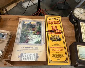 Advertising 1946 Calendar - Play Bill for Old Howard