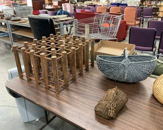 Wood Wine Storage Rack