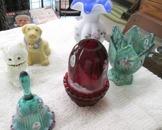 Assorted Fenton Glass Items
