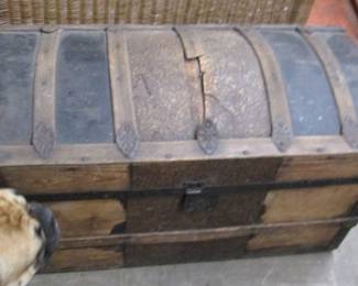 Dome-Top Steamer Trunk