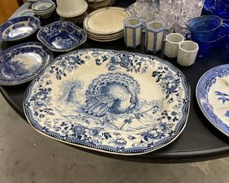 Royal Staffordshire Clarice Cliff Turkey Platter