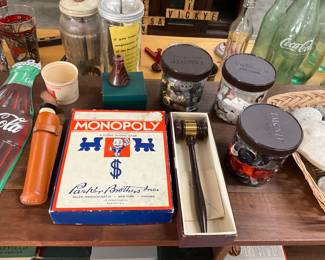 Park Brothers Vintage Monopoly Game - Wooden Gavel - Jars of Buttons