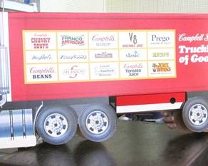 Cardboard Cutout Advertising for Campbell's Soup