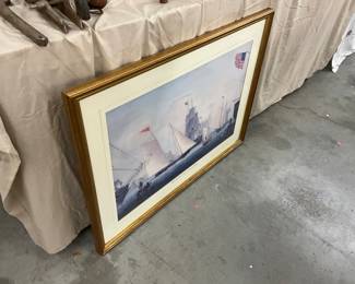 Framed Marine Print