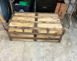 Flat Top Steamer Trunk