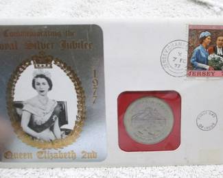 1977 Jersey Silver Jubilee Coin Cover