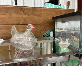 Indiana Clear Glass Hen on Nest - Boyd Mini Hen on Nest