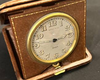 Tiffany & Co. 8 Day Travel Clock