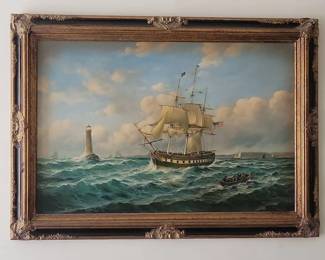 ROBERT SANDERS Nautical Painting