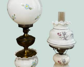 Vintage Hurricane Lamps