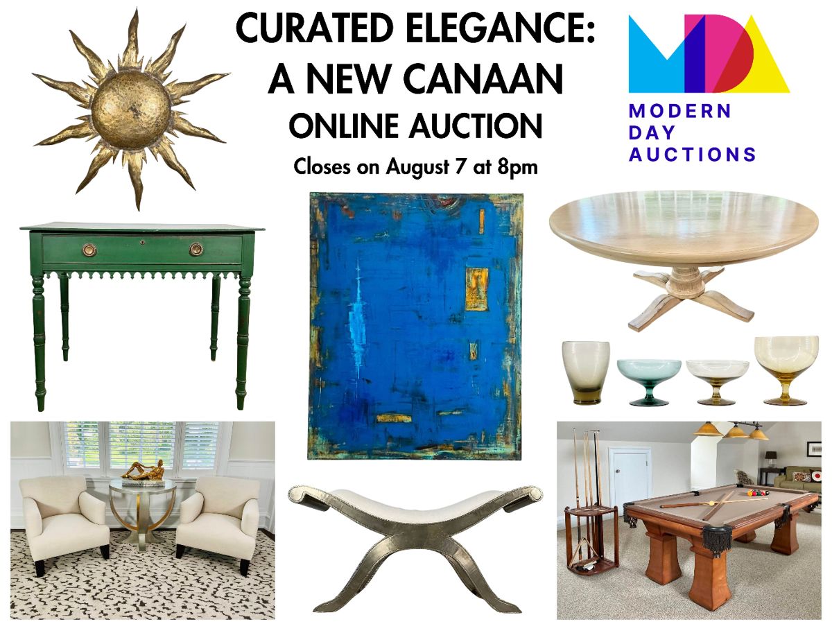 Curated elegance a New Canaan online Auction