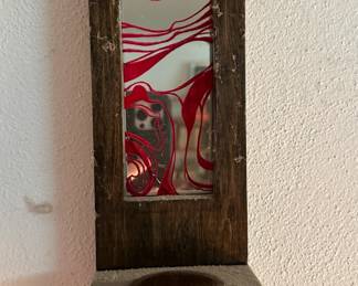 Groovy midcentury wall sconce
