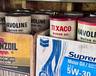 Vintage Oil Cans