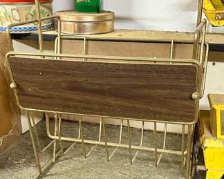 Midcentury magazine rack