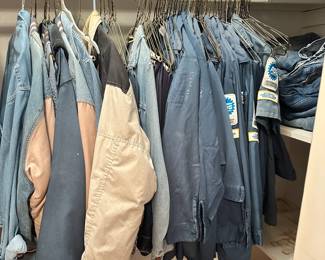 Men's work clothes - shirts, jackets & pants