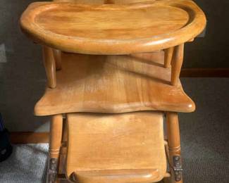 Wooden High Chair