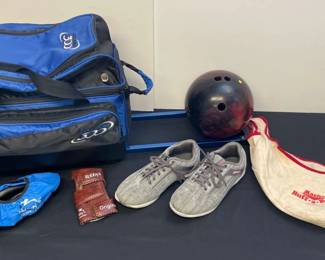 Tropical Storm Bowling Ball, Columbia 300 Bowling Bag, Strikeforce Womens Shoes, More