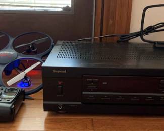 Sherwood AM FM Stereo Receiver With Remote Antenna, FPV UdiR C Drone