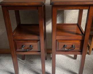 Mahogany Side Tables